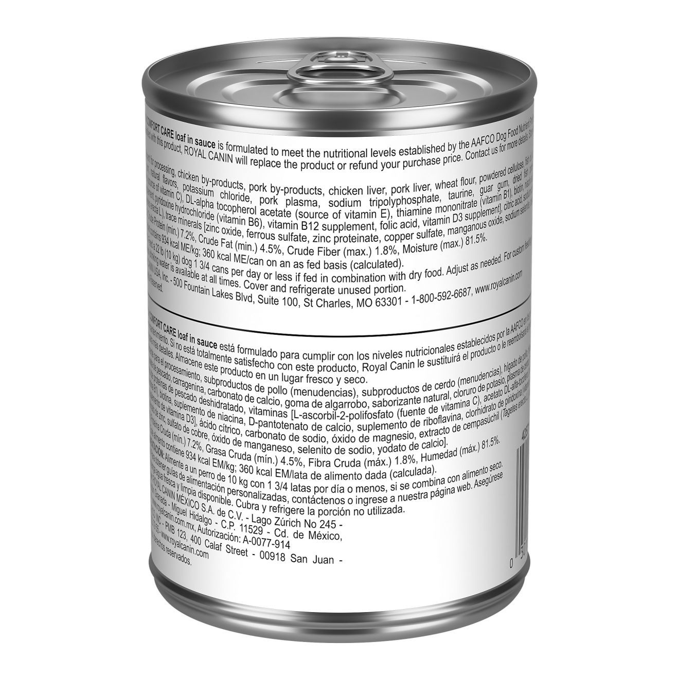 Royal Canin Comfort Care Loaf in Sauce Canned Wet Dog Food 12 x 385g | SKVNL3098