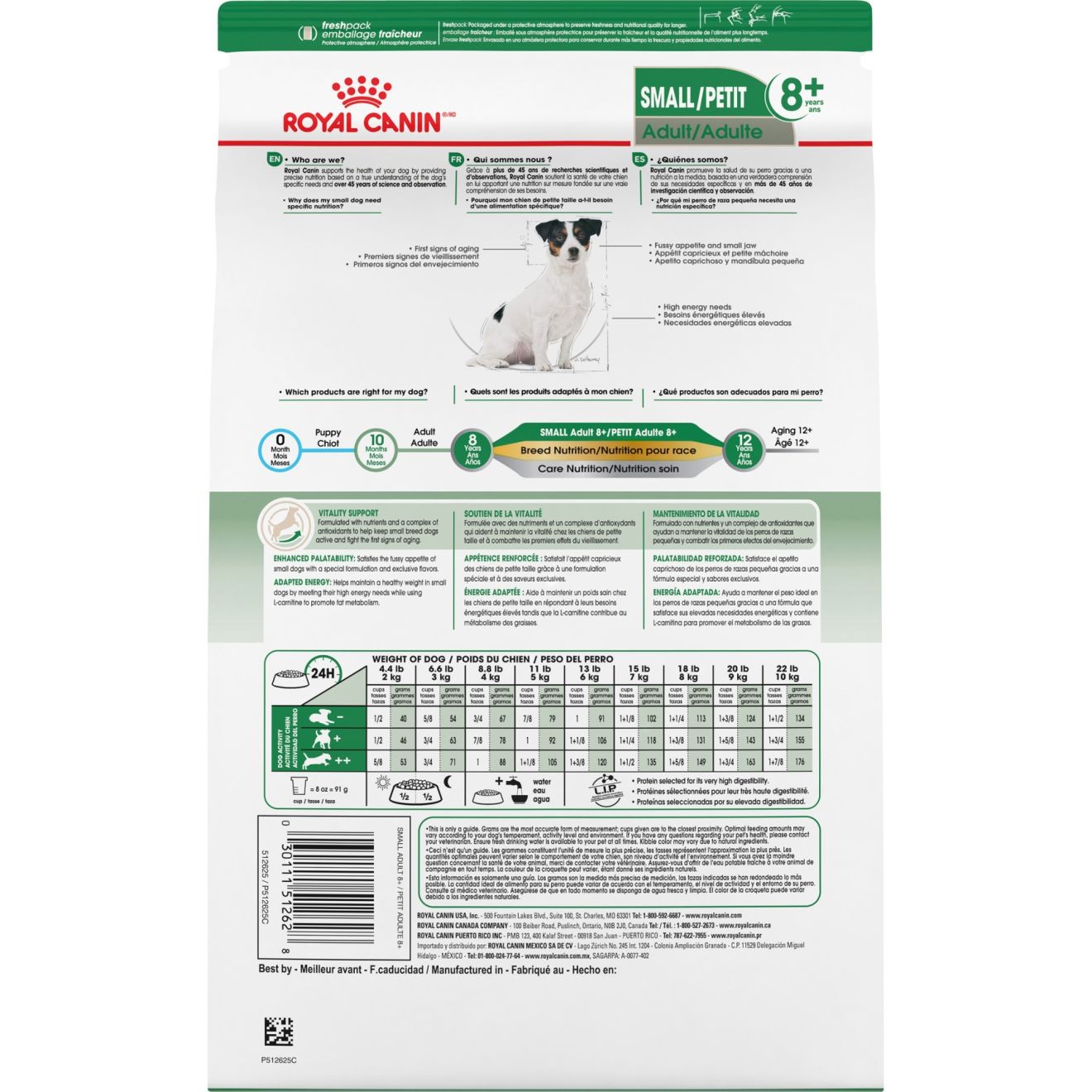 Royal Canin Small Adult 8+ Dry Dog Food 1kg | FASXD1947